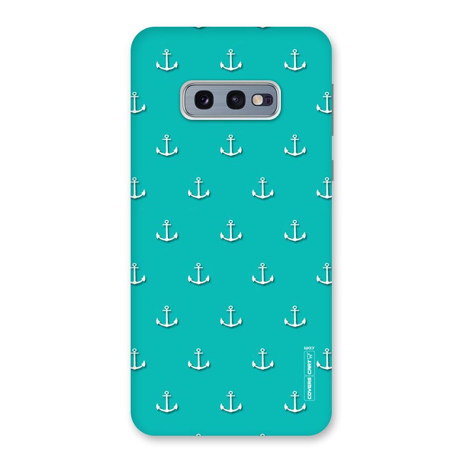 Light Blue Anchor Back Case for Galaxy S10e