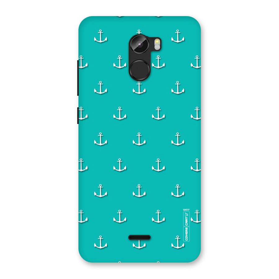 Light Blue Anchor Back Case for Gionee X1