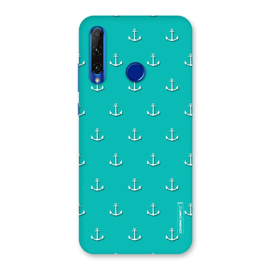 Light Blue Anchor Back Case for Honor 20i