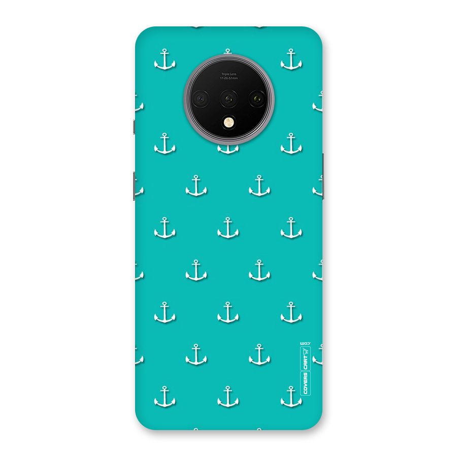 Light Blue Anchor Back Case for OnePlus 7T