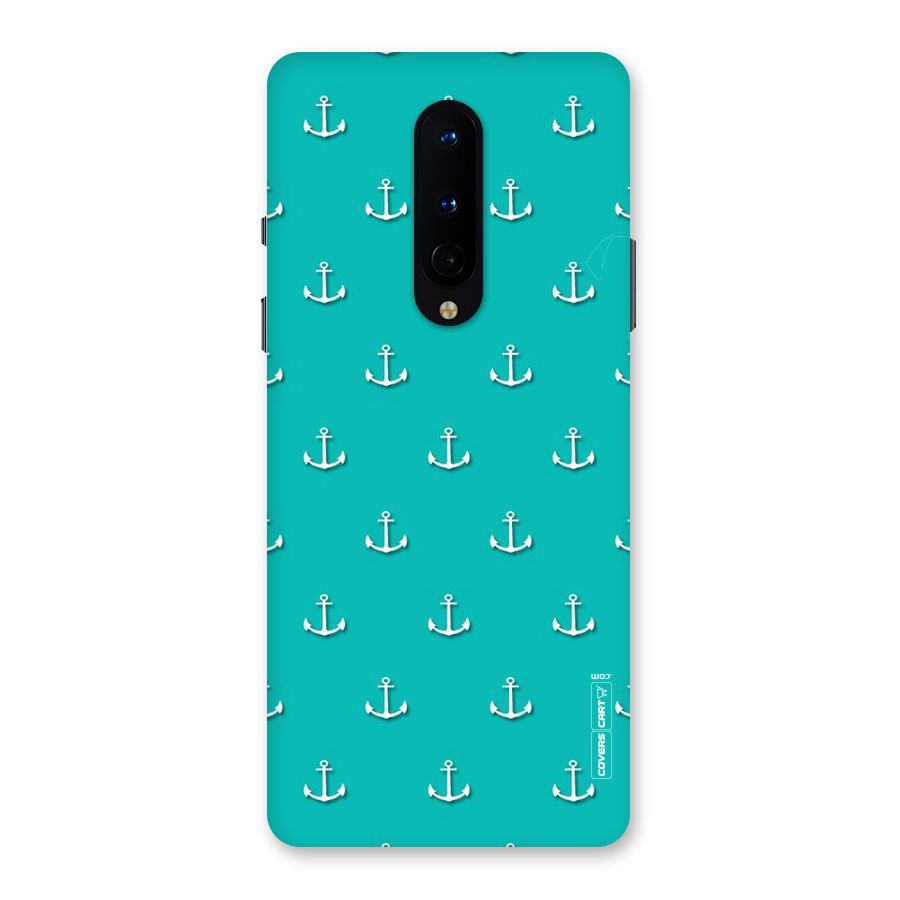 Light Blue Anchor Back Case for OnePlus 8