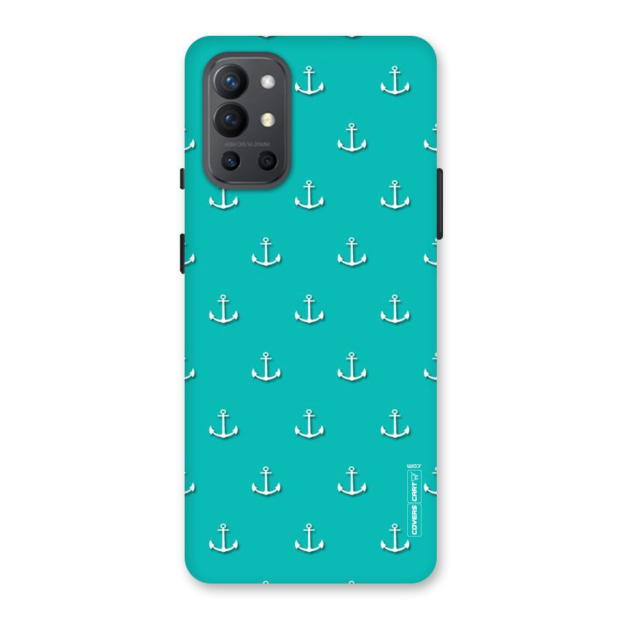 Light Blue Anchor Back Case for OnePlus 9R