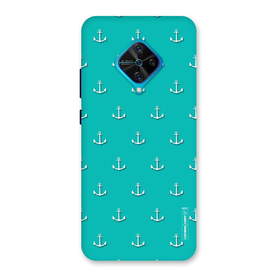 Light Blue Anchor Back Case for Vivo S1 Pro