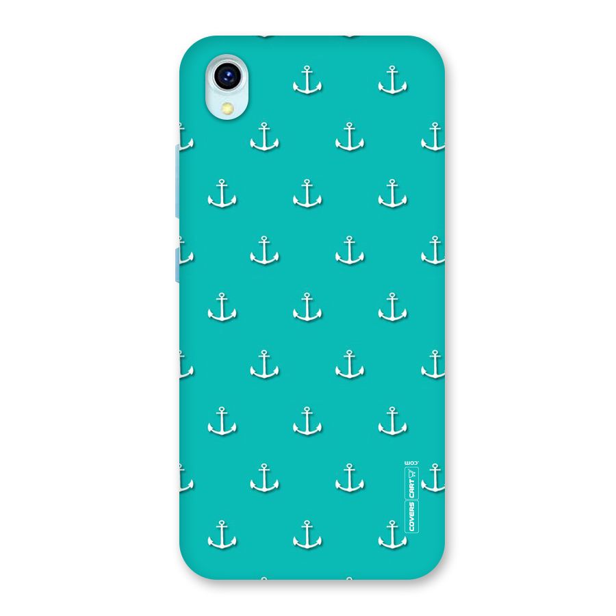 Light Blue Anchor Back Case for Vivo Y1s