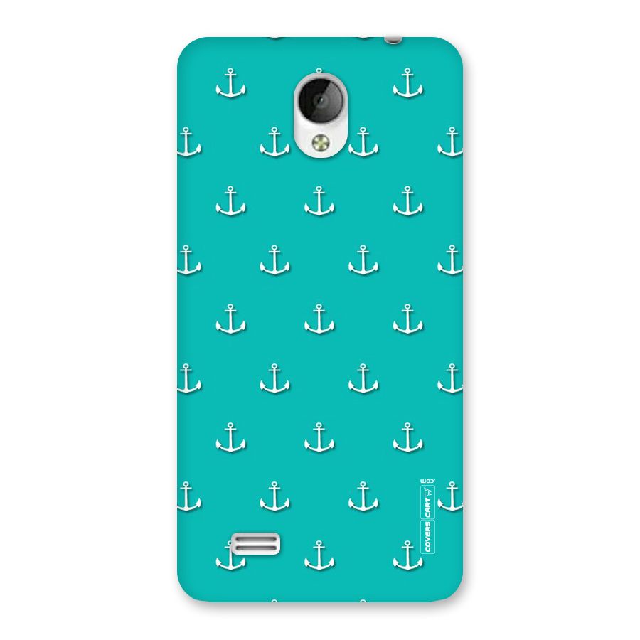 Light Blue Anchor Back Case for Vivo Y21