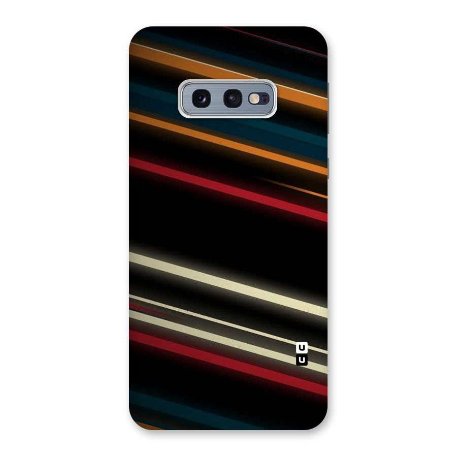 Light Diagonal Stripes Back Case for Galaxy S10e