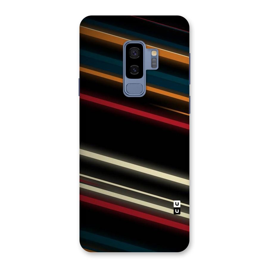 Light Diagonal Stripes Back Case for Galaxy S9 Plus