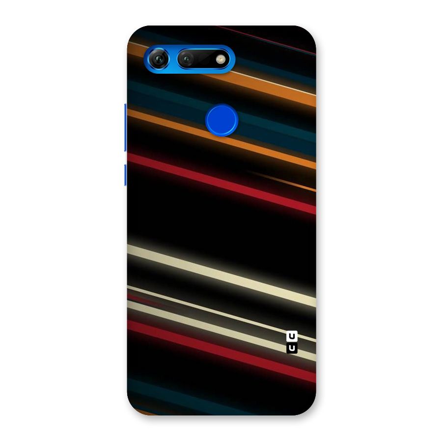 Light Diagonal Stripes Back Case for Honor View 20