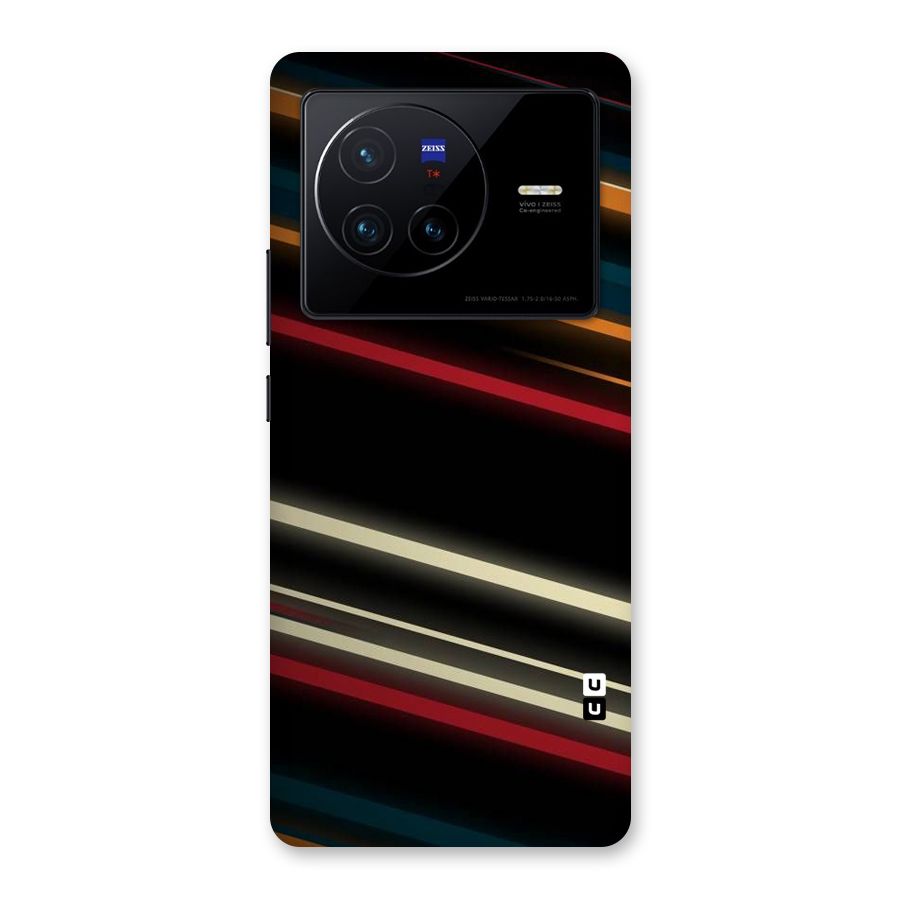 Light Diagonal Stripes Back Case for Vivo X80
