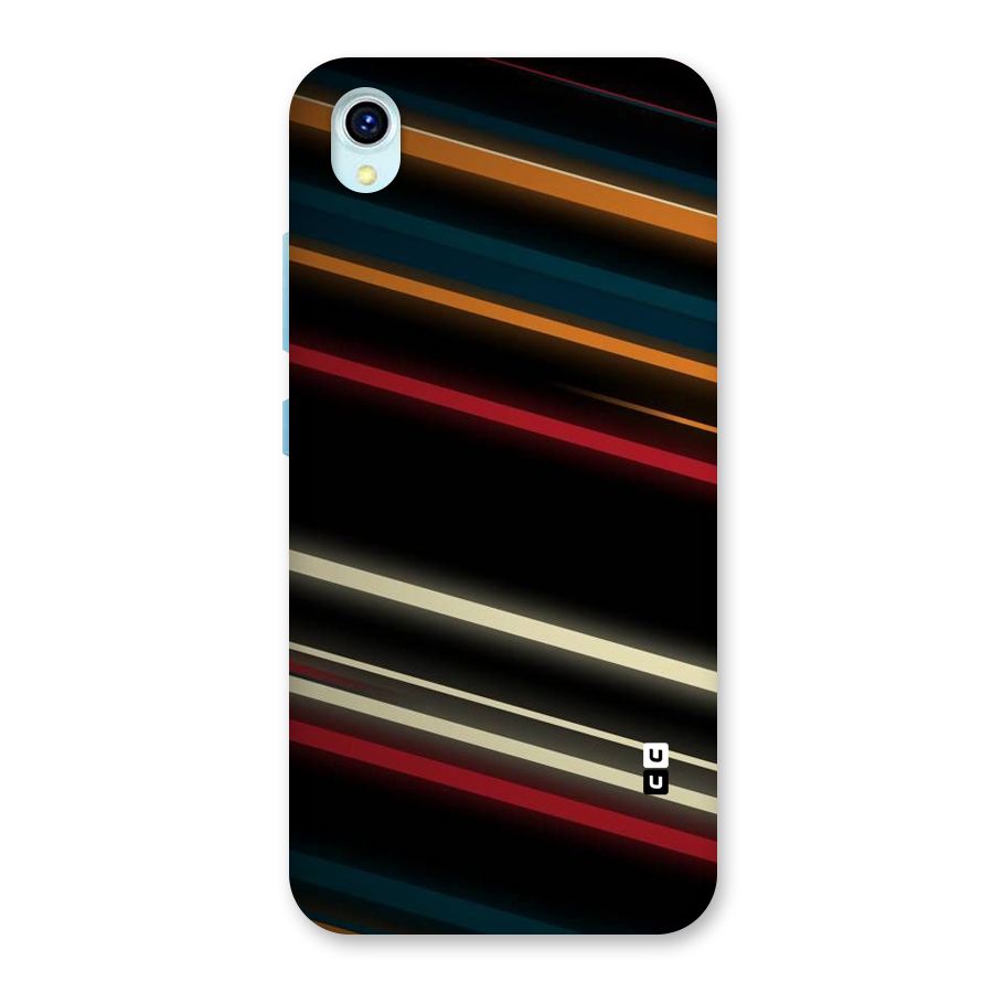 Light Diagonal Stripes Back Case for Vivo Y1s