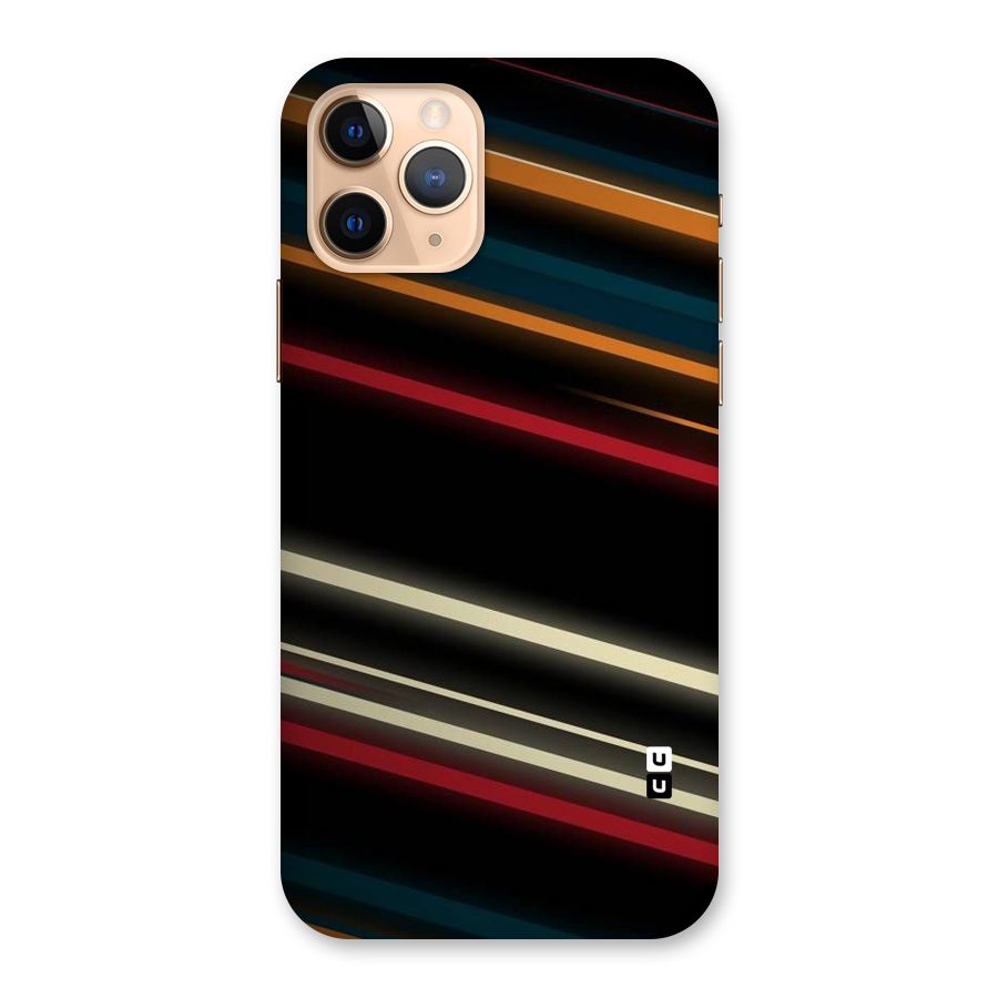 Light Diagonal Stripes Back Case for iPhone 11 Pro