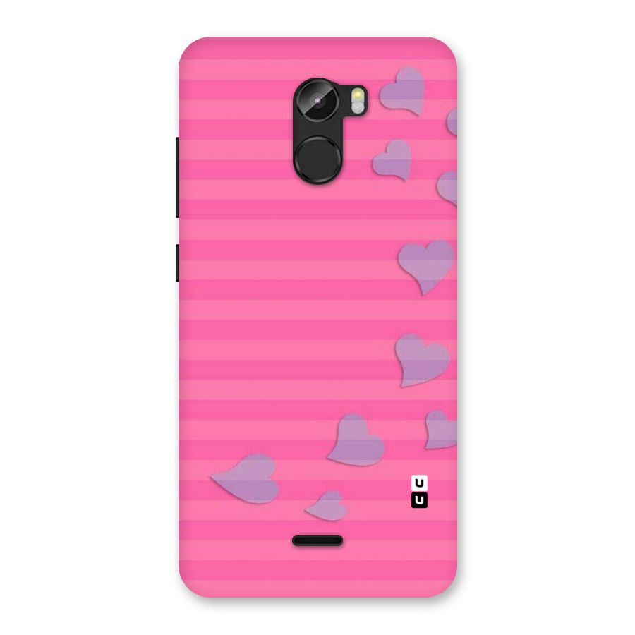Light Heart Stripes Back Case for Gionee X1