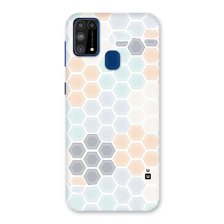Light Hexagons Back Case for Galaxy M31