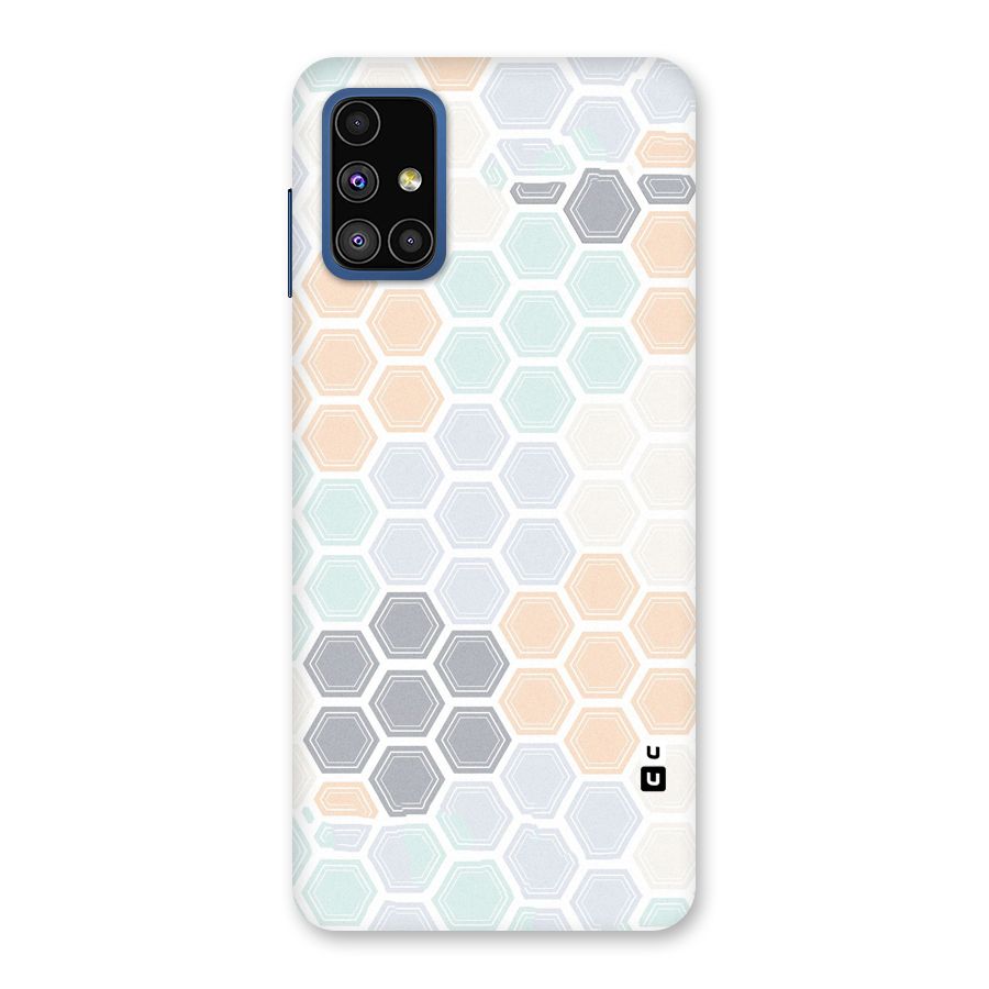 Light Hexagons Back Case for Galaxy M51