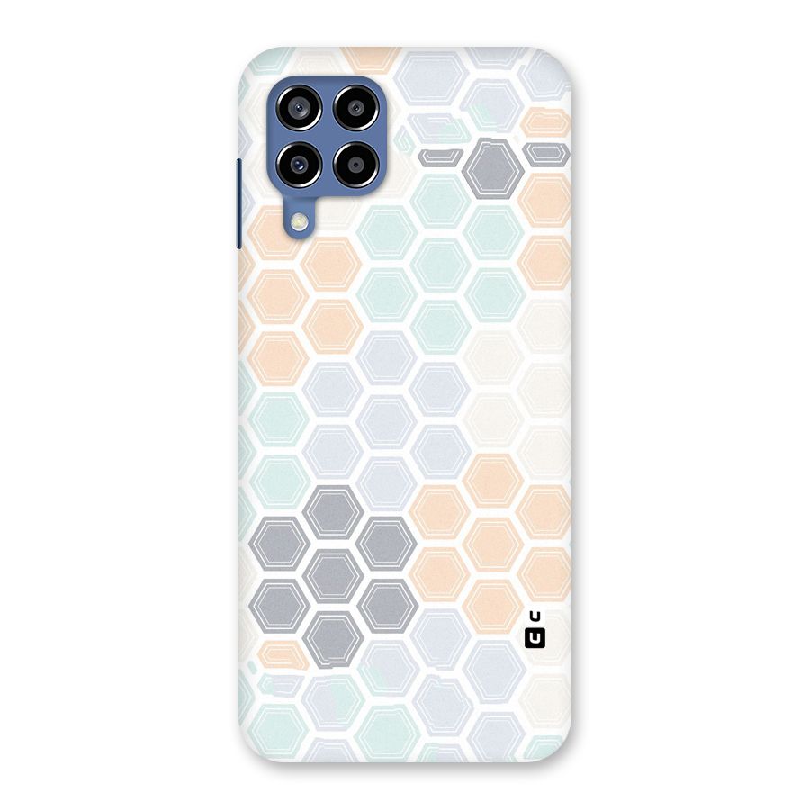 Light Hexagons Back Case for Galaxy M53 5G