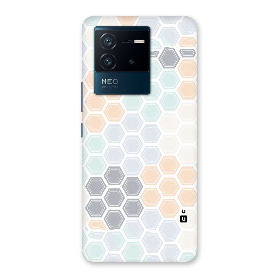 Light Hexagons Back Case for Vivo iQOO Neo 6 5G