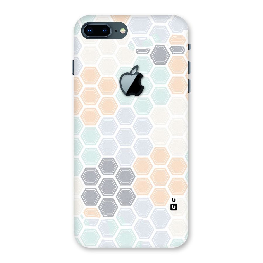 Light Hexagons Back Case for iPhone 7 Plus Apple Cut