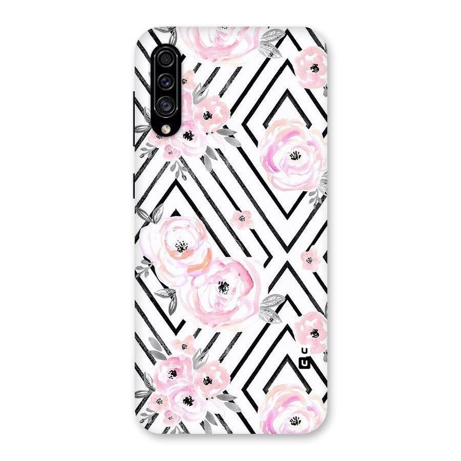 Light Pastel Flowers Design Back Case for Galaxy A30s