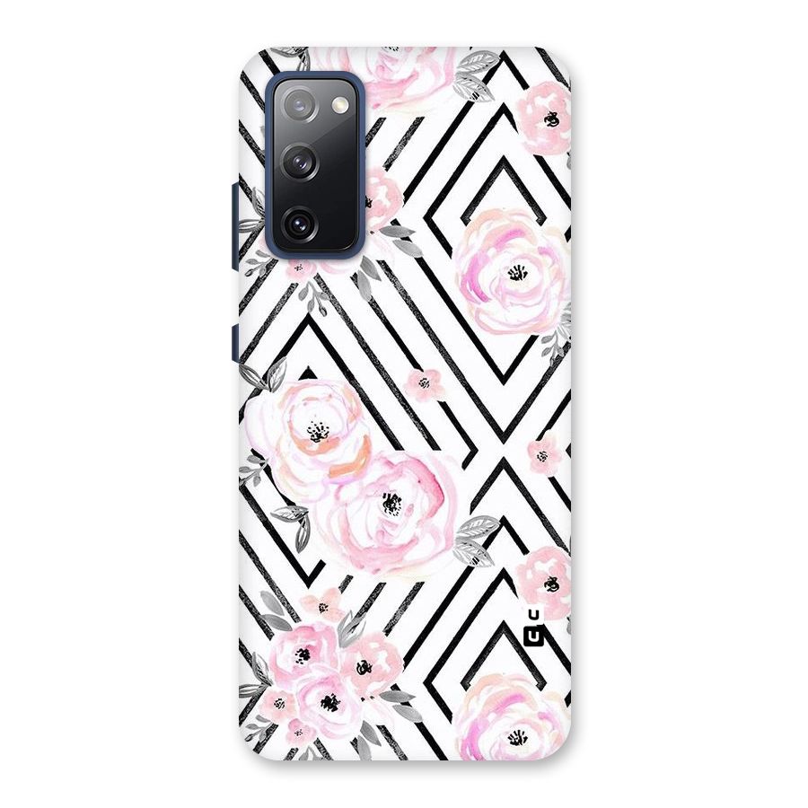 Light Pastel Flowers Design Back Case for Galaxy S20 FE