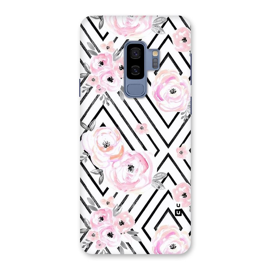Light Pastel Flowers Design Back Case for Galaxy S9 Plus