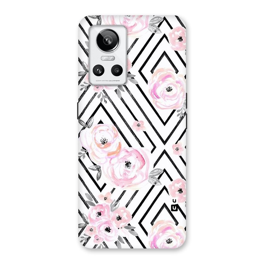 Light Pastel Flowers Design Back Case for Realme GT Neo 3
