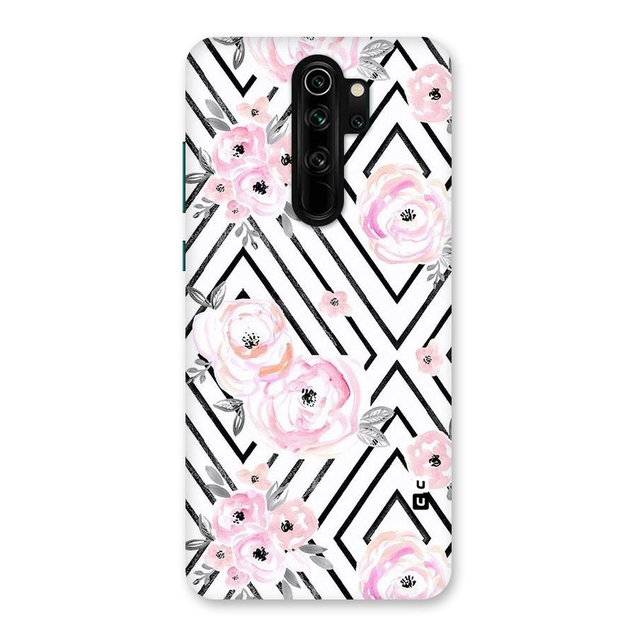 Light Pastel Flowers Design Back Case for Redmi Note 8 Pro