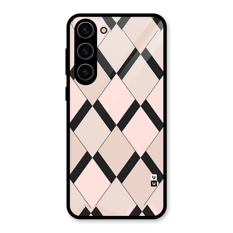 Light Pink Glass Back Case for Galaxy S23 Plus