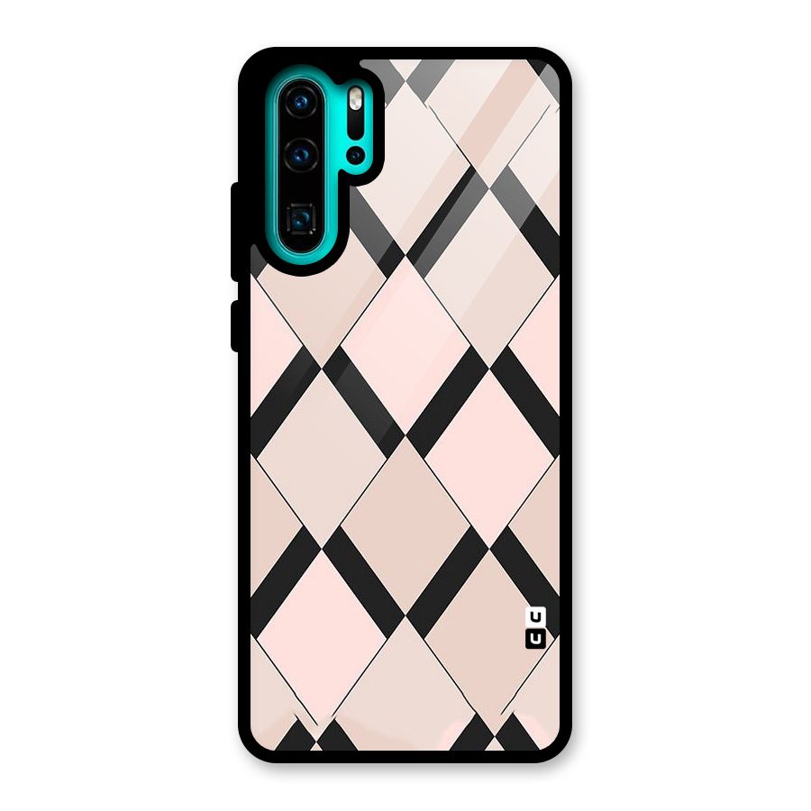 Light Pink Glass Back Case for Huawei P30 Pro