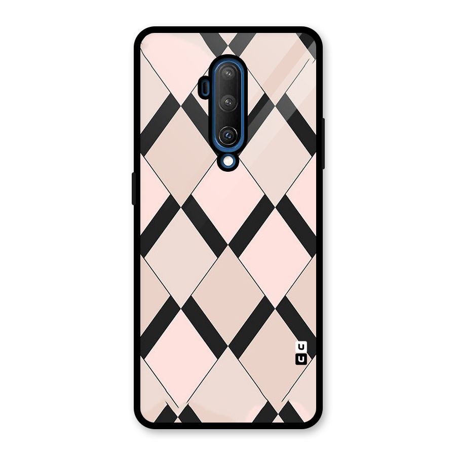 Light Pink Glass Back Case for OnePlus 7T Pro