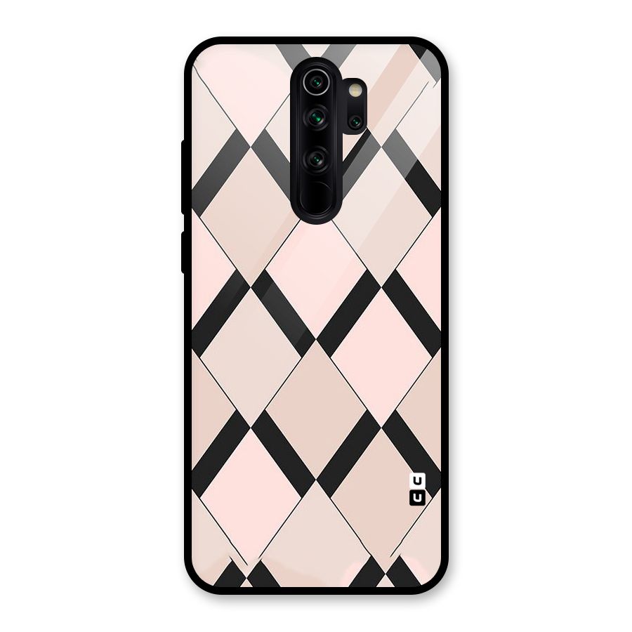 Light Pink Glass Back Case for Redmi Note 8 Pro