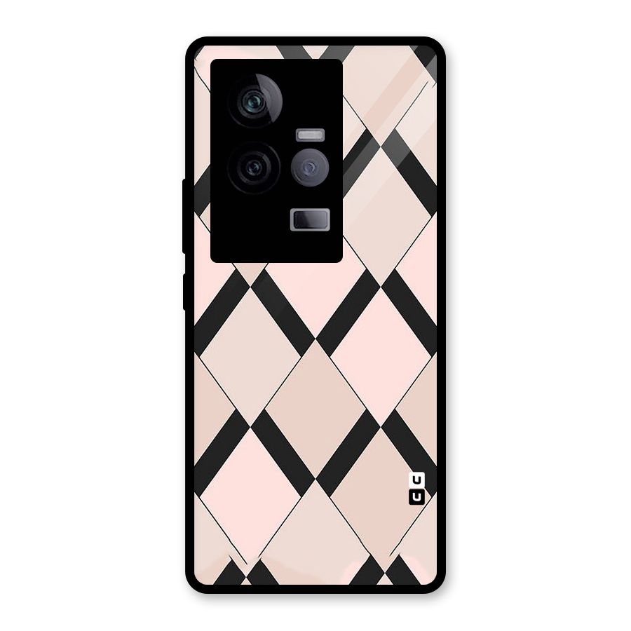 Light Pink Glass Back Case for Vivo iQOO 11 5G
