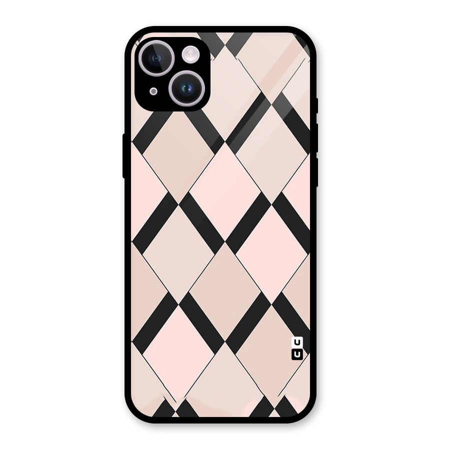 Light Pink Glass Back Case for iPhone 14 Plus