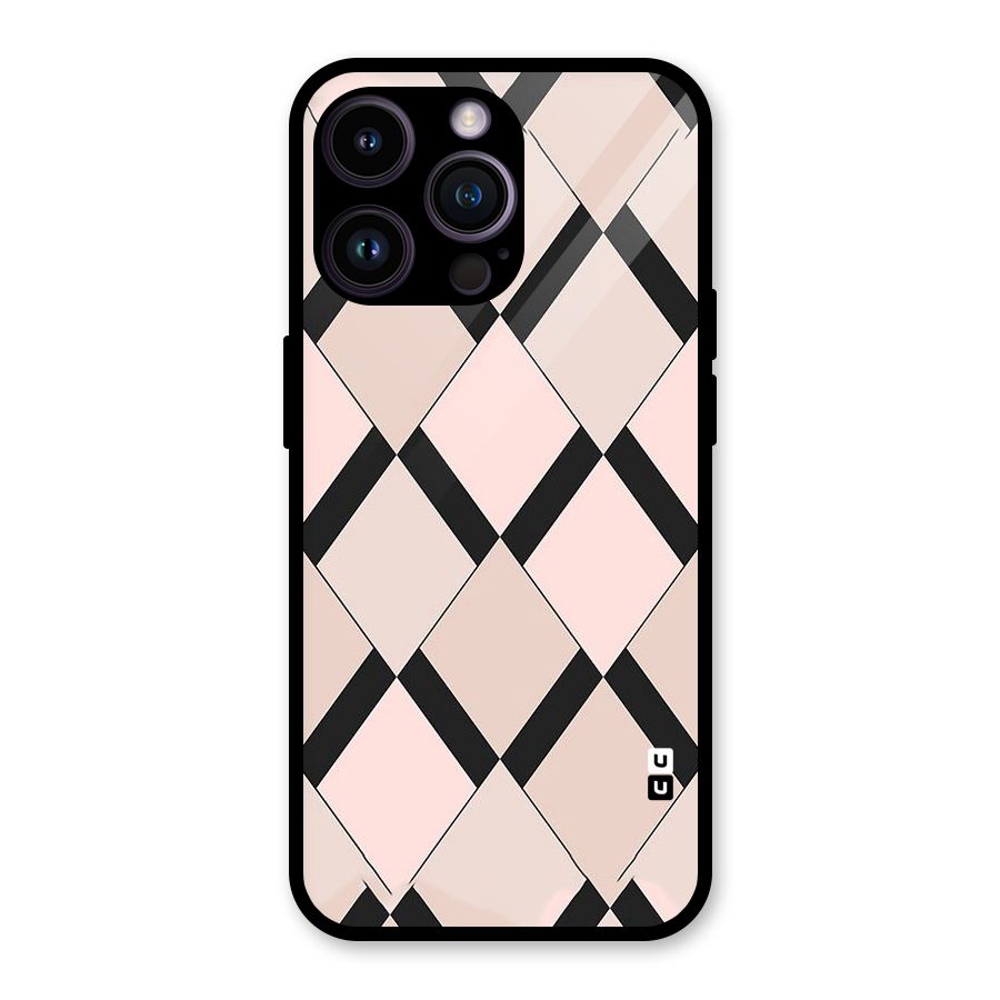 Light Pink Glass Back Case for iPhone 14 Pro Max