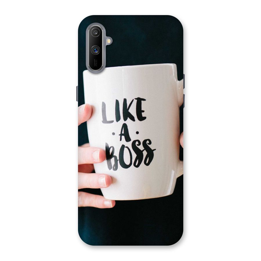 Like a Boss Back Case for Realme C3