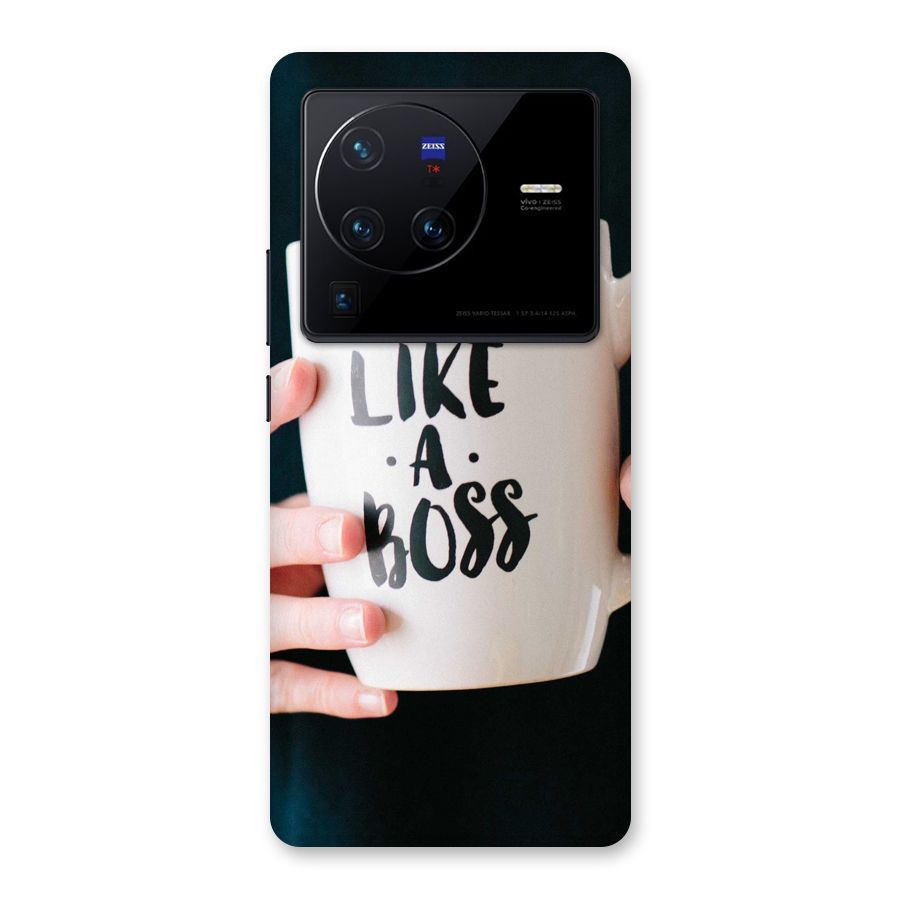 Like a Boss Back Case for Vivo X80 Pro