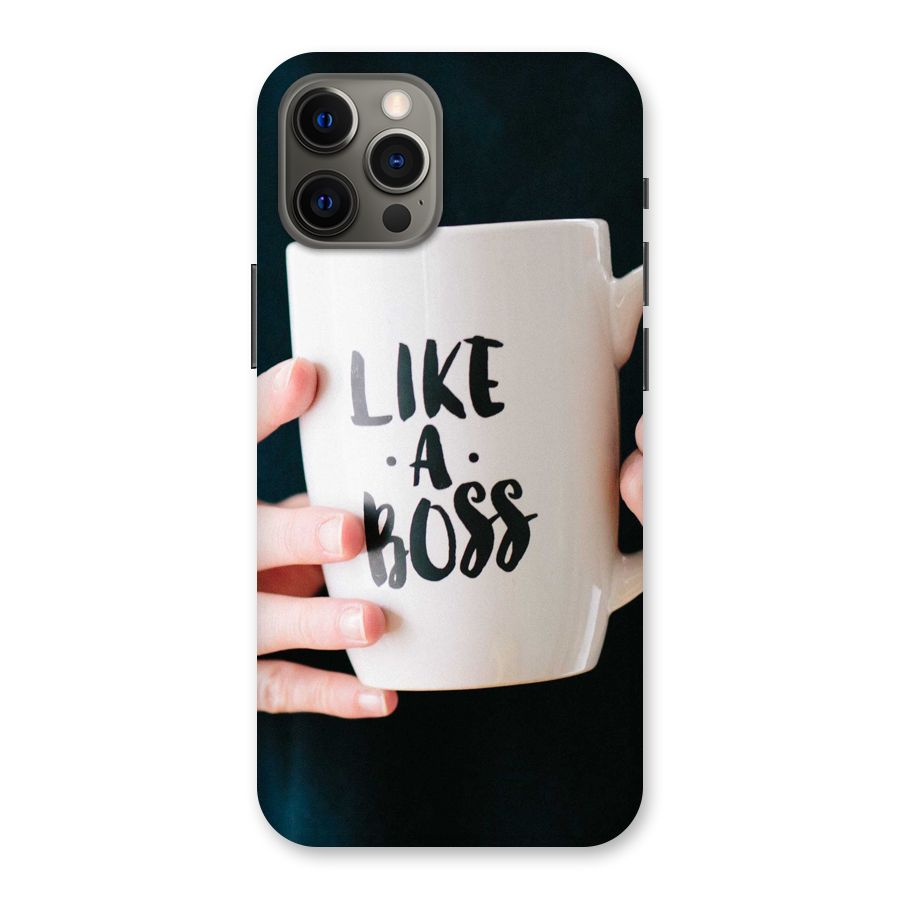 Like a Boss Back Case for iPhone 12 Pro Max