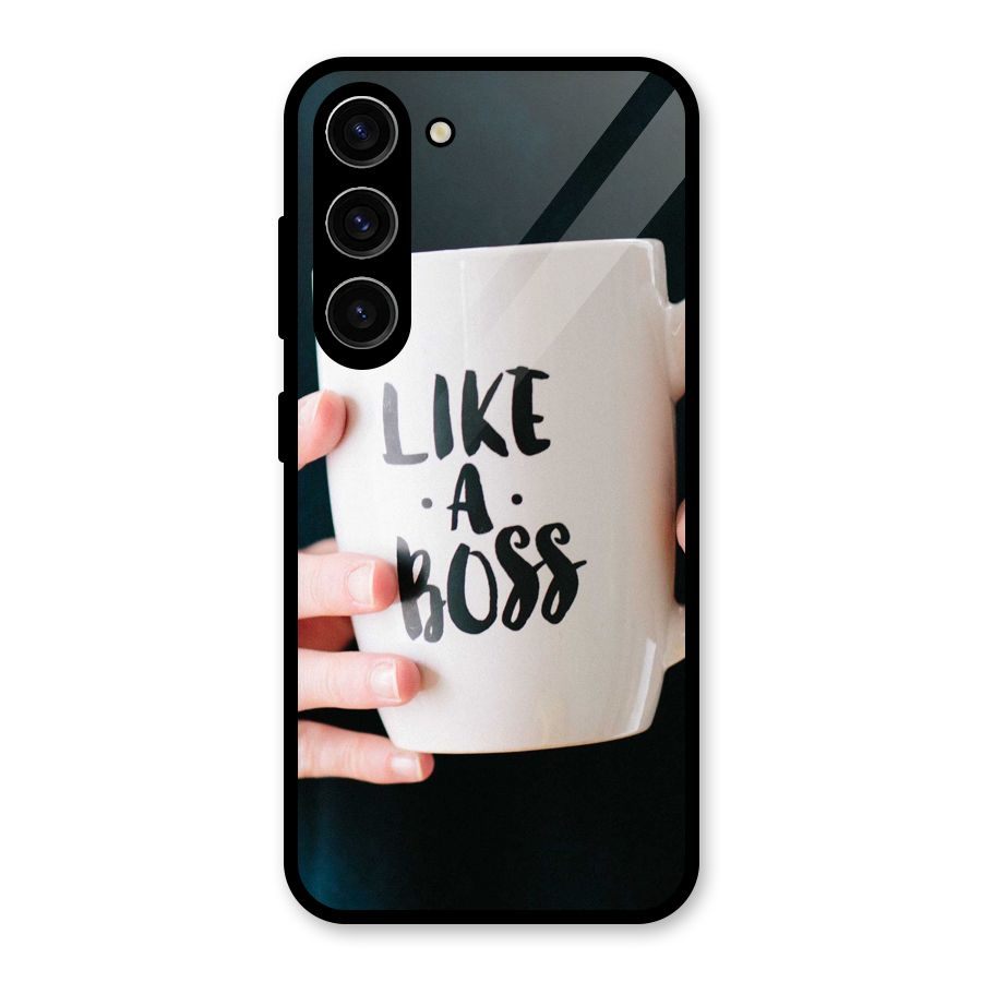 Like a Boss Glass Back Case for Galaxy S23