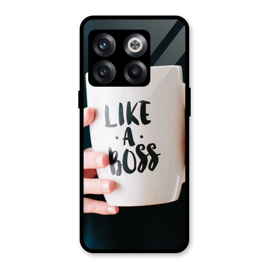 Like a Boss Glass Back Case for OnePlus 10T