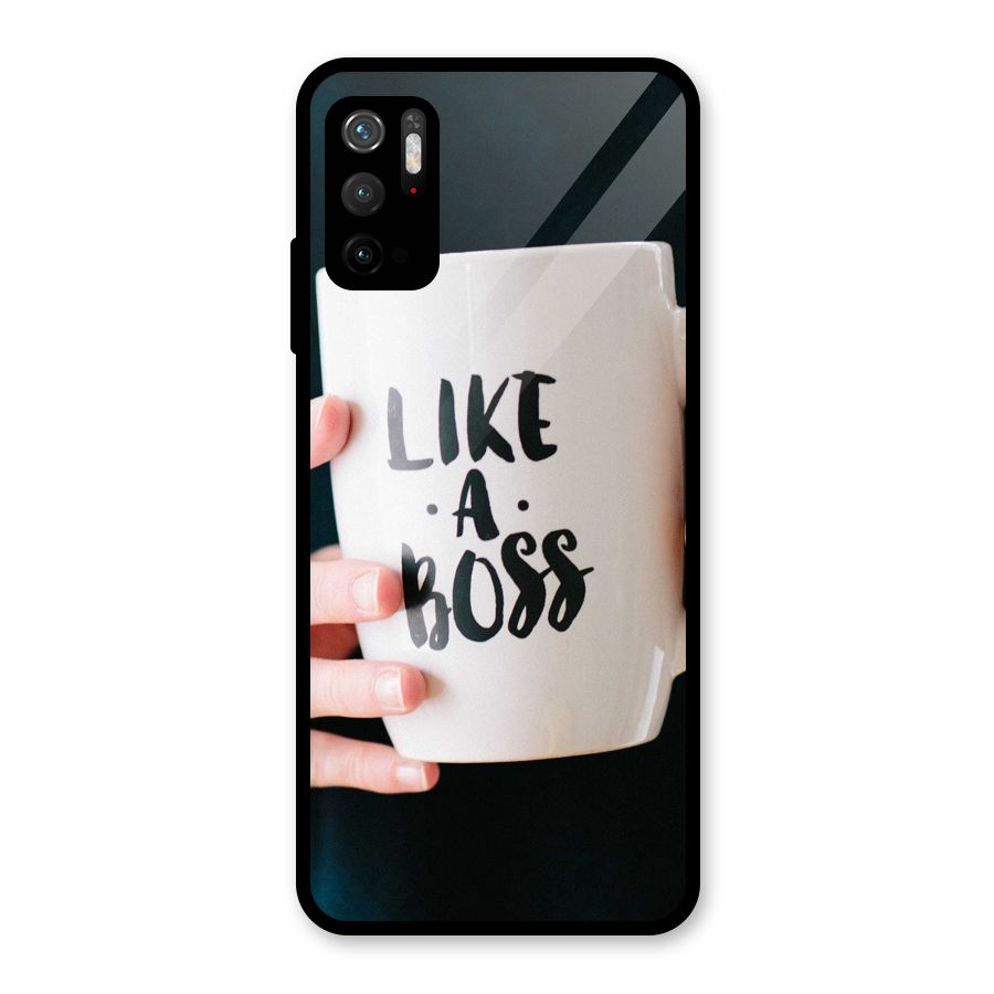 Like a Boss Glass Back Case for Poco M3 Pro 5G