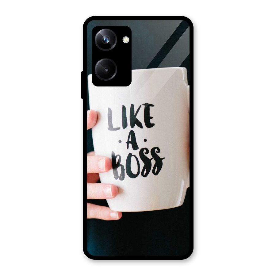 Like a Boss Glass Back Case for Realme 10 Pro