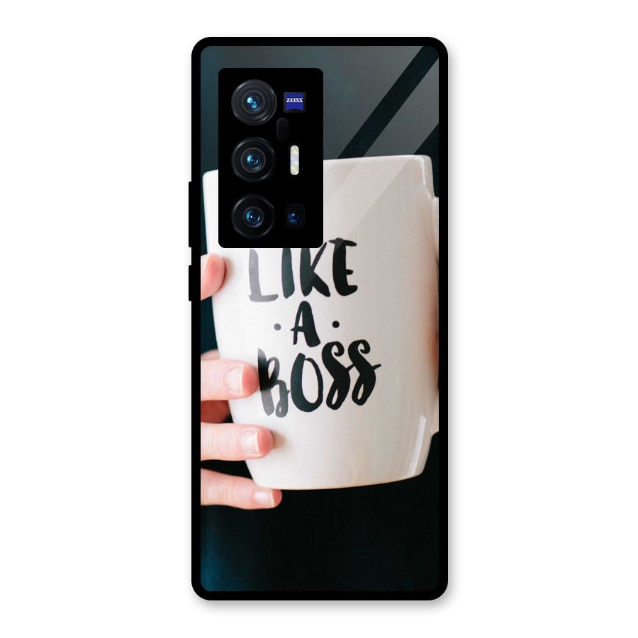 Like a Boss Glass Back Case for Vivo X70 Pro Plus