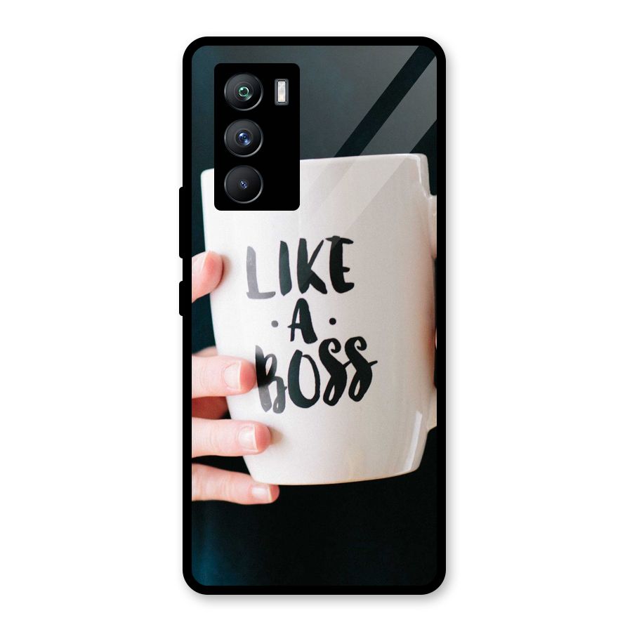 Like a Boss Glass Back Case for Vivo iQOO 9 SE