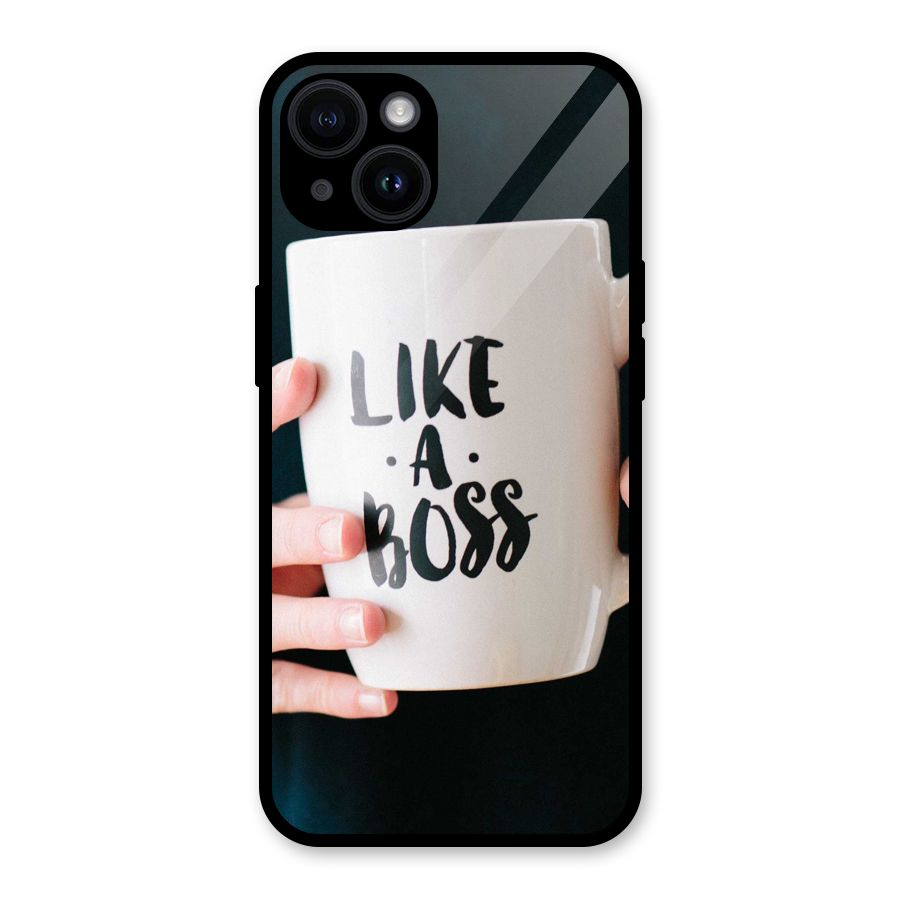 Like a Boss Glass Back Case for iPhone 14