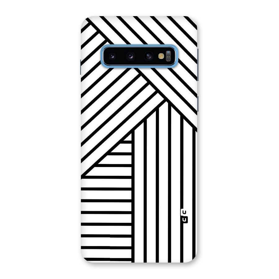 Lines Pattern Stripes Back Case for Galaxy S10