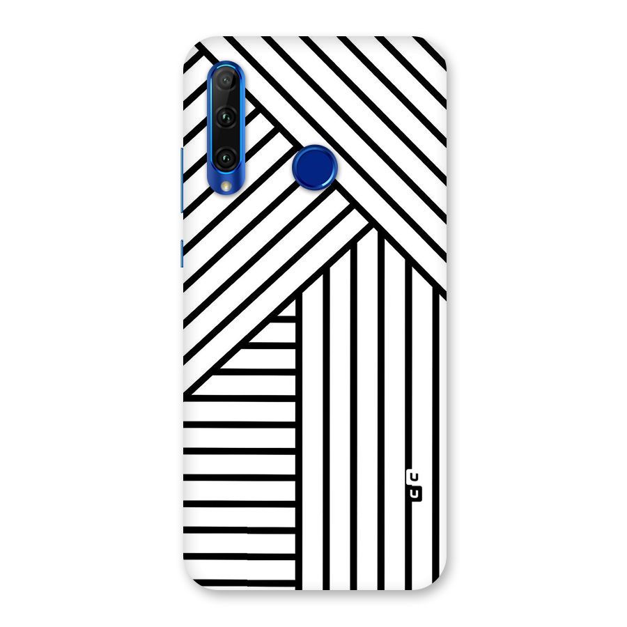 Lines Pattern Stripes Back Case for Honor 20i