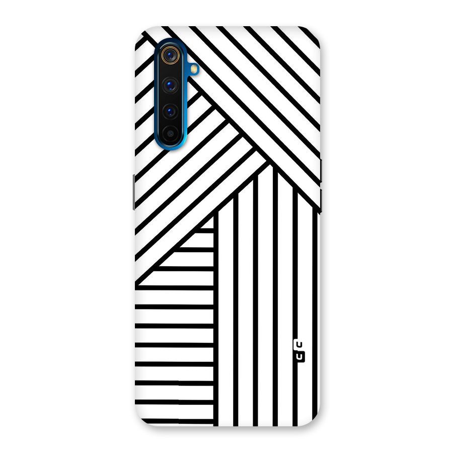 Lines Pattern Stripes Back Case for Realme 6 Pro