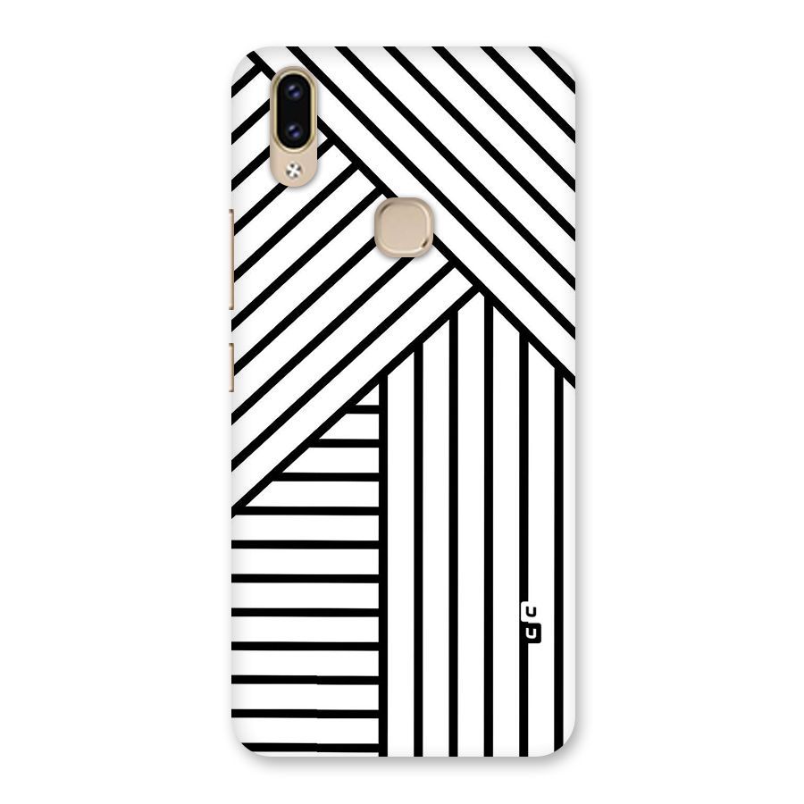 Lines Pattern Stripes Back Case for Vivo V9 Youth
