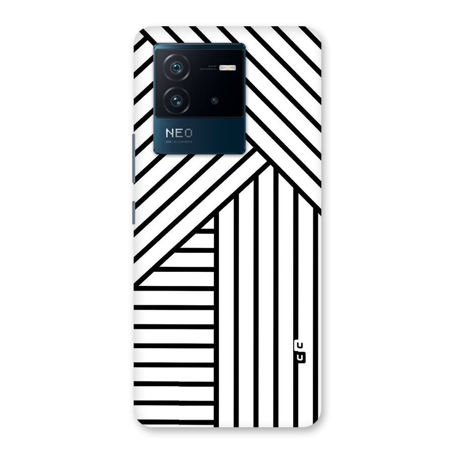 Lines Pattern Stripes Back Case for Vivo iQOO Neo 6 5G