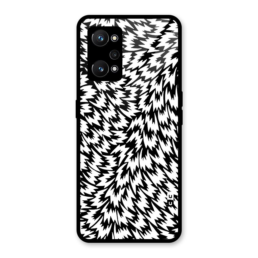 Lion Abstract Art Pattern Glass Back Case for Realme GT Neo 3T