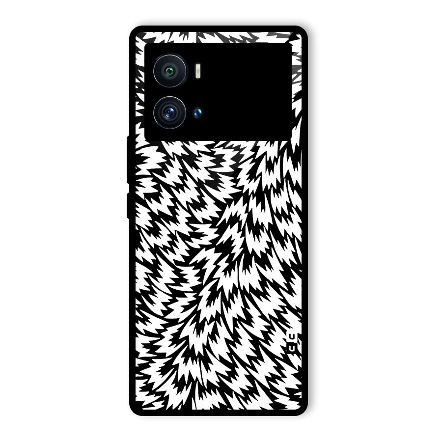 Lion Abstract Art Pattern Glass Back Case for Vivo iQOO 9 Pro
